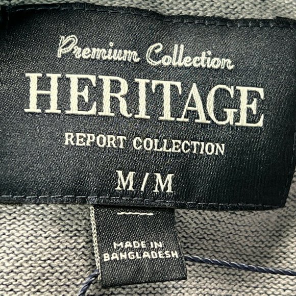 New Heritage Report Collection Sweatshirts Mens Medium Blue Long-sleeve … - Picture 3 of 8